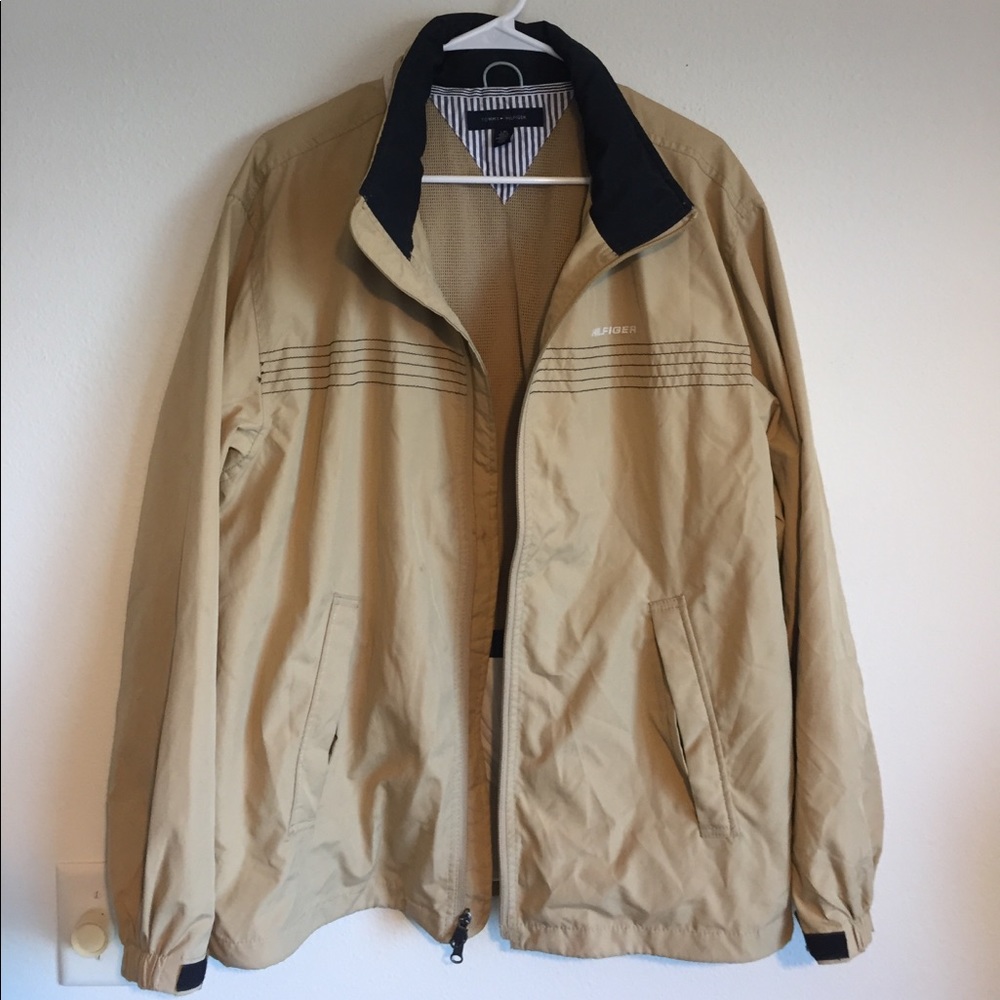 Men’s vintage Tommy Hilfiger beige jacket